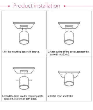 Nicoll - Nordic Wood Style Surface Mounted Round Ceiling Downlight