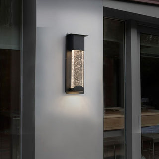 Caddock - Waterproof Modern Sparkle Crystal Outdoor Wall Light
