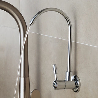 Lisandra - Chrome Curved Single Lever Cold Water Drinking Tap