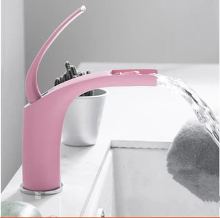Youlanda - Curved Modern Waterfall Basin Mixer Tap