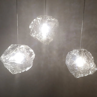 Trosa - Modern Ice Cube Glass Pendant Ceiling Light