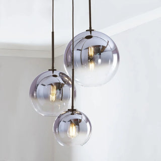 Giyani - Modern Coloured Glass Ball Hanging Pendant Ceiling Light