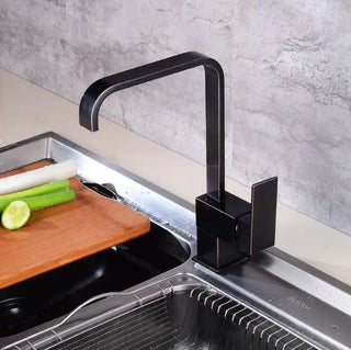 Saunders - Kitchen Brass Sink Tap 360 Rotate