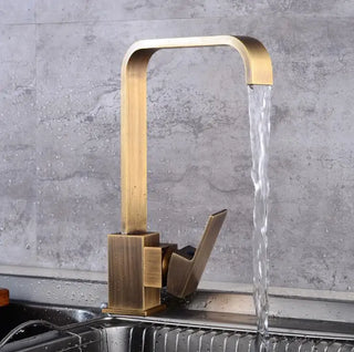 Saunders - Kitchen Brass Sink Tap 360 Rotate