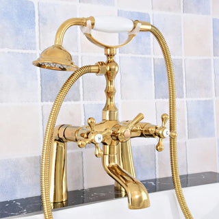 Esau - Vintage Brass Bathtub Shower Tap Set