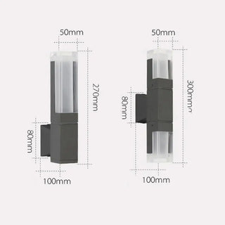 Newlyn - Waterproof LED Double Head Outdoor Wall Light