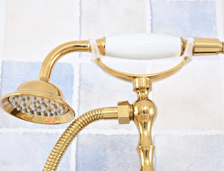 Esau - Vintage Brass Bathtub Shower Tap Set