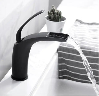Youlanda - Curved Modern Waterfall Basin Mixer Tap