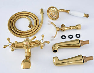 Esau - Vintage Brass Bathtub Shower Tap Set