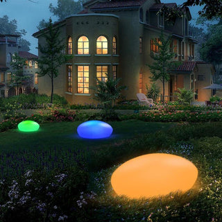 Hipolito - LED Waterproof  USB Chargeable RGB Color Indoor& Outdoor Stone Landscape Lighting