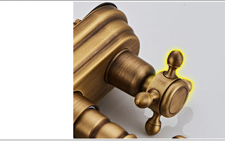 Angelos - Brass Dual Handle Basin Tap