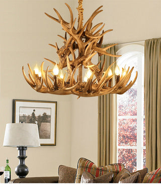Skye Ridge - Vintage Style Antler Pendant Light – Ideal for Farmhouse or Country Homes