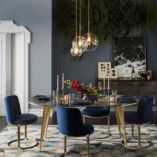 Giyani - Modern Coloured Glass Ball Hanging Pendant Ceiling Light