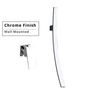 Galan - Modern Wall Mounted Waterfall Bathroom Hot/Cold Mixer Tap
