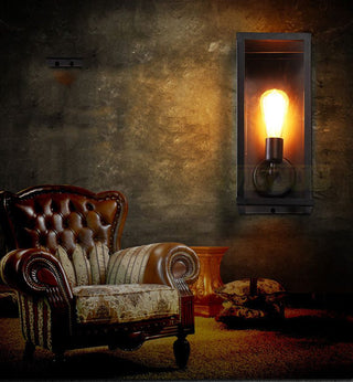 Roxane - Outdoor Glass Box Wall Lamp