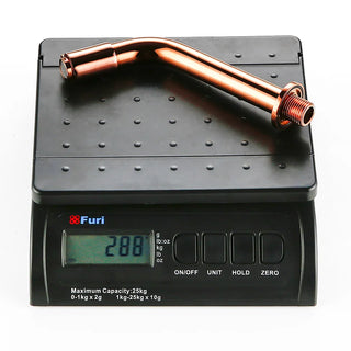 Elayne - Modern Curved Arm Wall Mounted Cold Water Tap