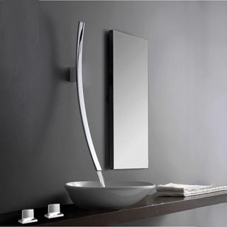 Galan - Modern Wall Mounted Waterfall Bathroom Hot/Cold Mixer Tap
