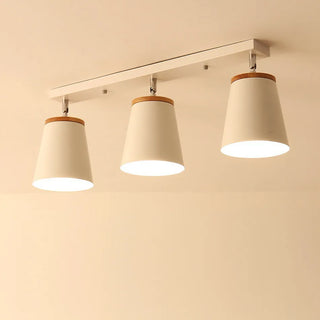 Addo - Modern White Minimalist Adjustable Semi Flush Ceiling Light