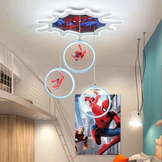 Milani - Spider Man LED Cob-Web Children's Ceiling Light