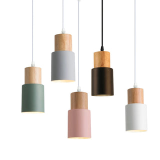 Viborg - Round Wood Nordic Hanging Pendant Ceiling Light