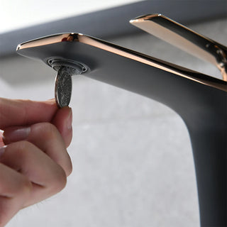 Demyan - Modern Single Hole Single Handle Brass Vessel Bathroom Sink Faucet