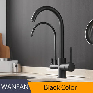 Cirillo - Solid Brass Pull Out Crane Deck Mounted Single Lever Kitchen Tap