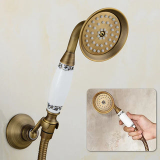 Calley - Vintage Bathtub Mixer Tap Set with Handheld Shower