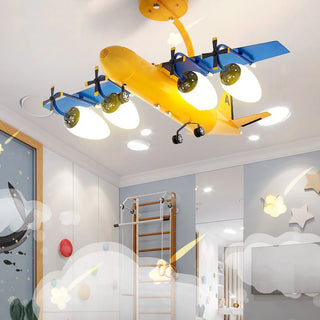 Avra - LED Aeroplane Hanging Children's Ceiling Light