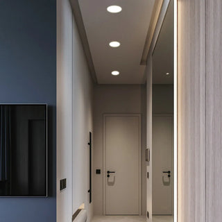 Dover - Modern Round White/Gold Ceiling Spotlight Downlight