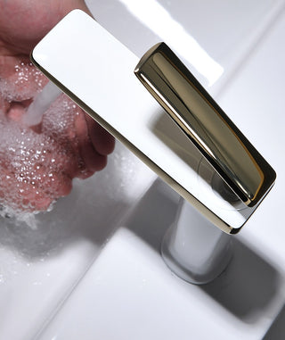 Leander - Brass Single Lever Hot/Cold Bathroom Sink Tap