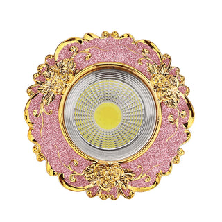 Moulmein - European Pink & Gold Vintage Recessed Ceiling Downlight