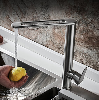 Karyn - Rotatable Single Handle Stainless Steel Kitchen Tap