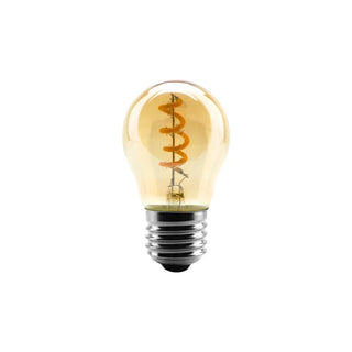 Retro G45 Spiral E27 Screw Bulb 4W