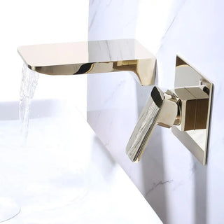 Rasmus  - Modern Waterfall Basin Wall Mounted Mixer Tap