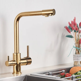 Deacon - Double Lever Double Hole Rotatable Tap