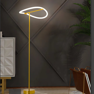 Chany - Modern LED Swirl Floor Lamp