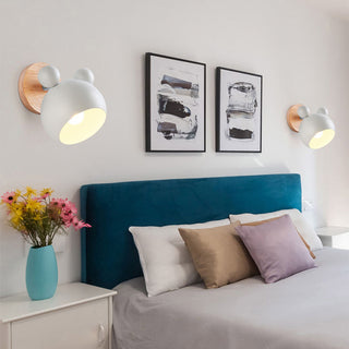 Panya - Wooden Modern Nordic Round Wall Light