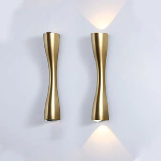Griffy - Outdoor LED Up/Down Modern Curved Wall Light