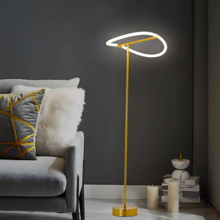 Chany - Modern LED Swirl Floor Lamp