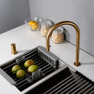 Kathe - Brass Pull Down Hot/Cold Mixer Tap