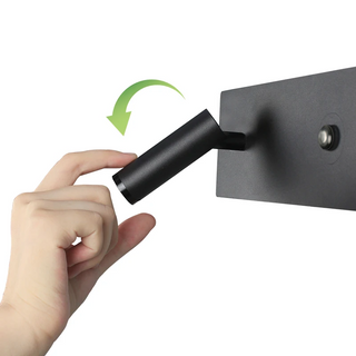 Dotty - Adjustable Modern Silver Reading Wall Light