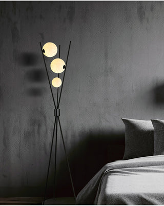 Lourdes - Stylish Minimalist Floor Lamp with Moon-Inspired Design