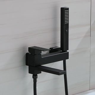 Pamila - Modern Single Handle Bathtub Tap Set with Handheld Shower