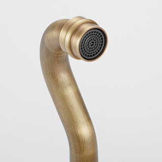 Christal - Retro Ceramic Double Handle Wall Mounted Mixer Kitchen Tap