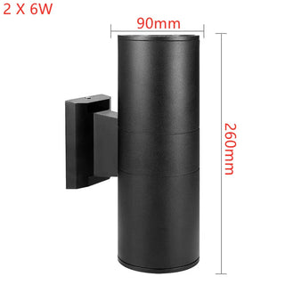 Venitia - Waterproof Double Head Outdoor Up/Down Wall Light