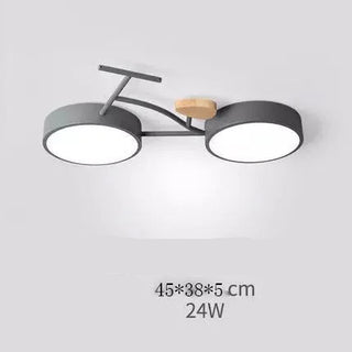Pelagia - Modern LED Bike Flush Mount Ceiling Light