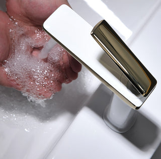 Leander - Brass Single Lever Hot/Cold Bathroom Sink Tap