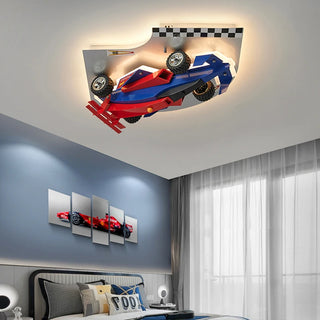 Argyros - LED Hanging Racing Car Children's Ceiling Light
