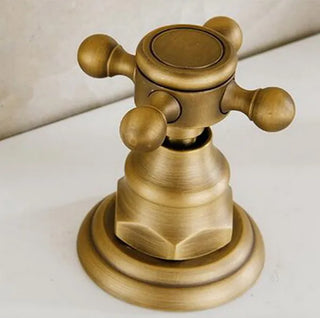 Kath - Antique Brass Bathtub Shower Set 5 Piece