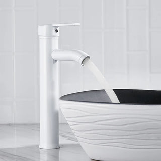Cassondra - Modern Straight Hot/Cold Mixer Basin Tap